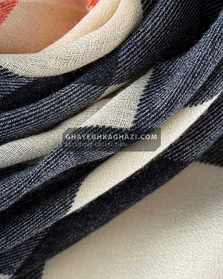 روسری نخی چهارفصل بربری - مدل 8004 چهارفصل