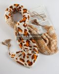 روسری نخی چهارفصل آیوان - مدل 7349 تکرنگ
