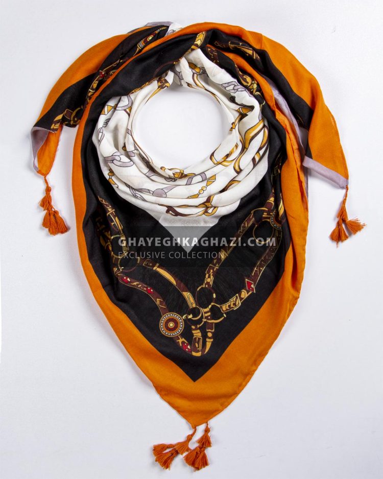 روسری نخی چهارفصل سرنتی - مدل 7382 مناسب چهارفصل