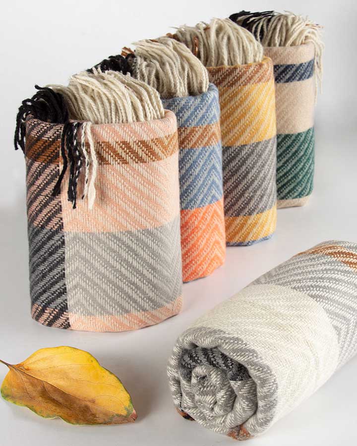 روسری پاییزه پارمین - مدل 7443 رنگبندی روسری