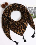 روسری پاییزه آلین - مدل 7460 تک رنگ
